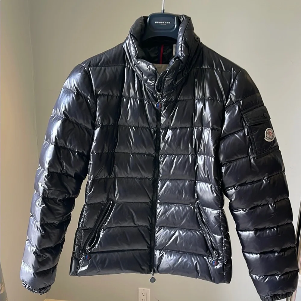 Authentic Moncler Shiny Black Puffer Jacket - Picture 1 of 13